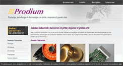 Desktop Screenshot of prodium.fr