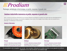 Tablet Screenshot of prodium.fr